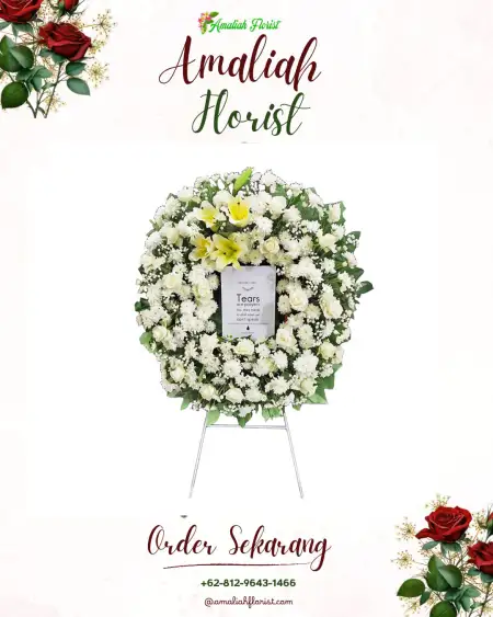 Krans Bunga Duka Magelang Tengah